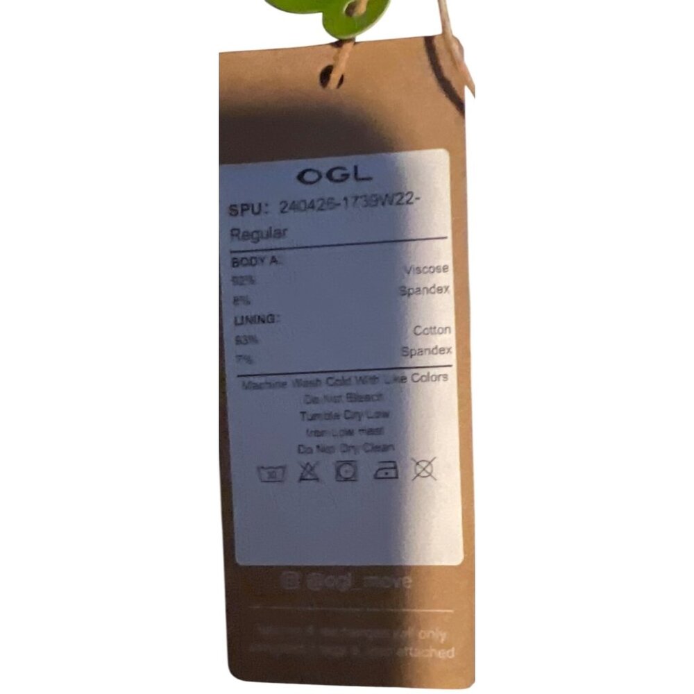 OGL White NWT Slinky Square Open-Back Brami Tank Top xl - Picture 4 of 9